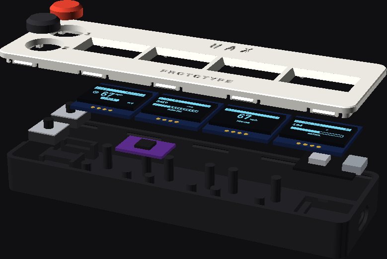 Exploded view of the DrivePulse quad