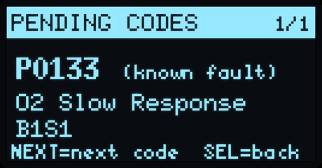 Pending codes