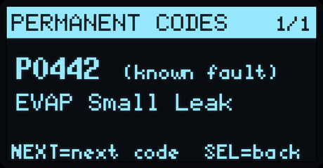 Permanent codes