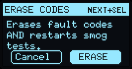 Two-step erase