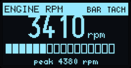 RPM  bar tach