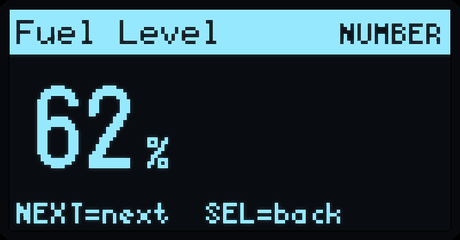 Fuel level